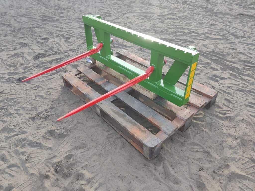 Gabelträger mit 2 Ballenzinken - Grün
