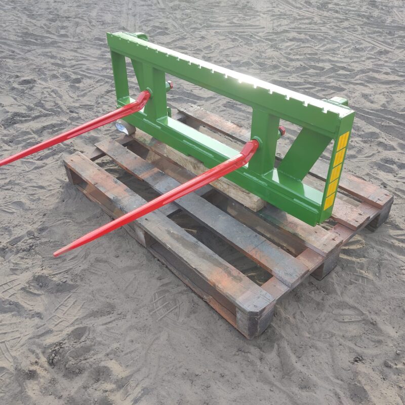 Gabelträger mit 2 Ballenzinken - Grün