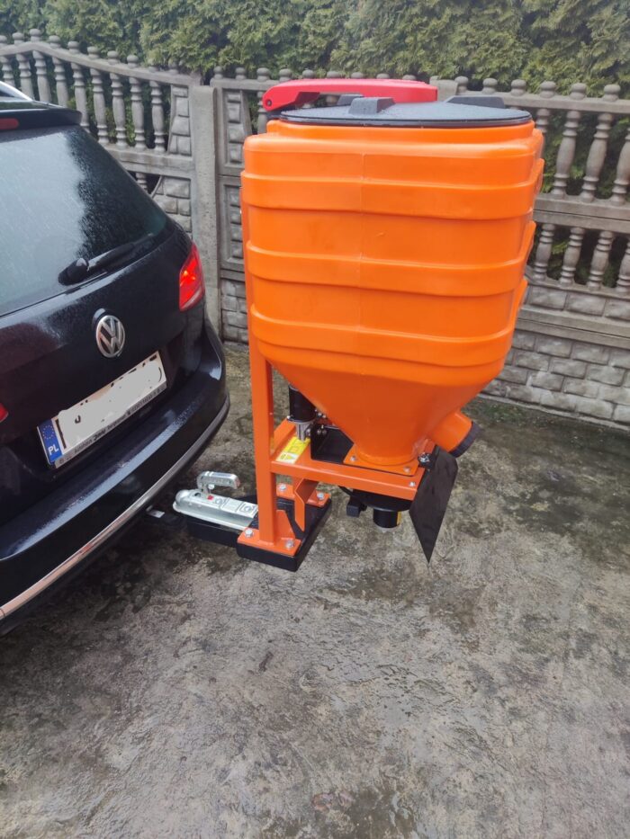 Salzstreuer Winterdienststreuer Saltdrog 110L mit Anbau an Quad, ATV, Anhänger, Traktor oder Auto