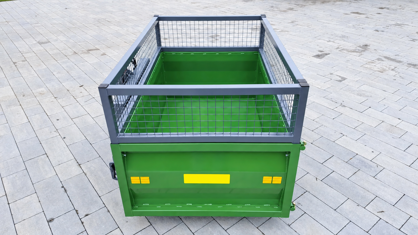 Heckcontainer 150 cm hydraulisch kippbar für Traktor – Heckmulde – Bild 5